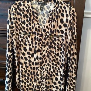 INC International Concepts leopard print top